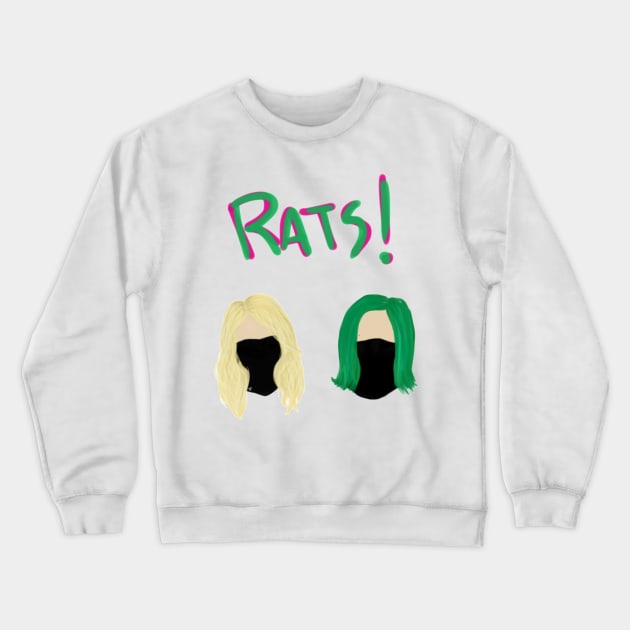 Gosh Darn! Rats! Crewneck Sweatshirt by solfiia